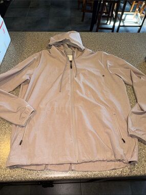 Vuori Mauve Hooded Windbreaker Jacket